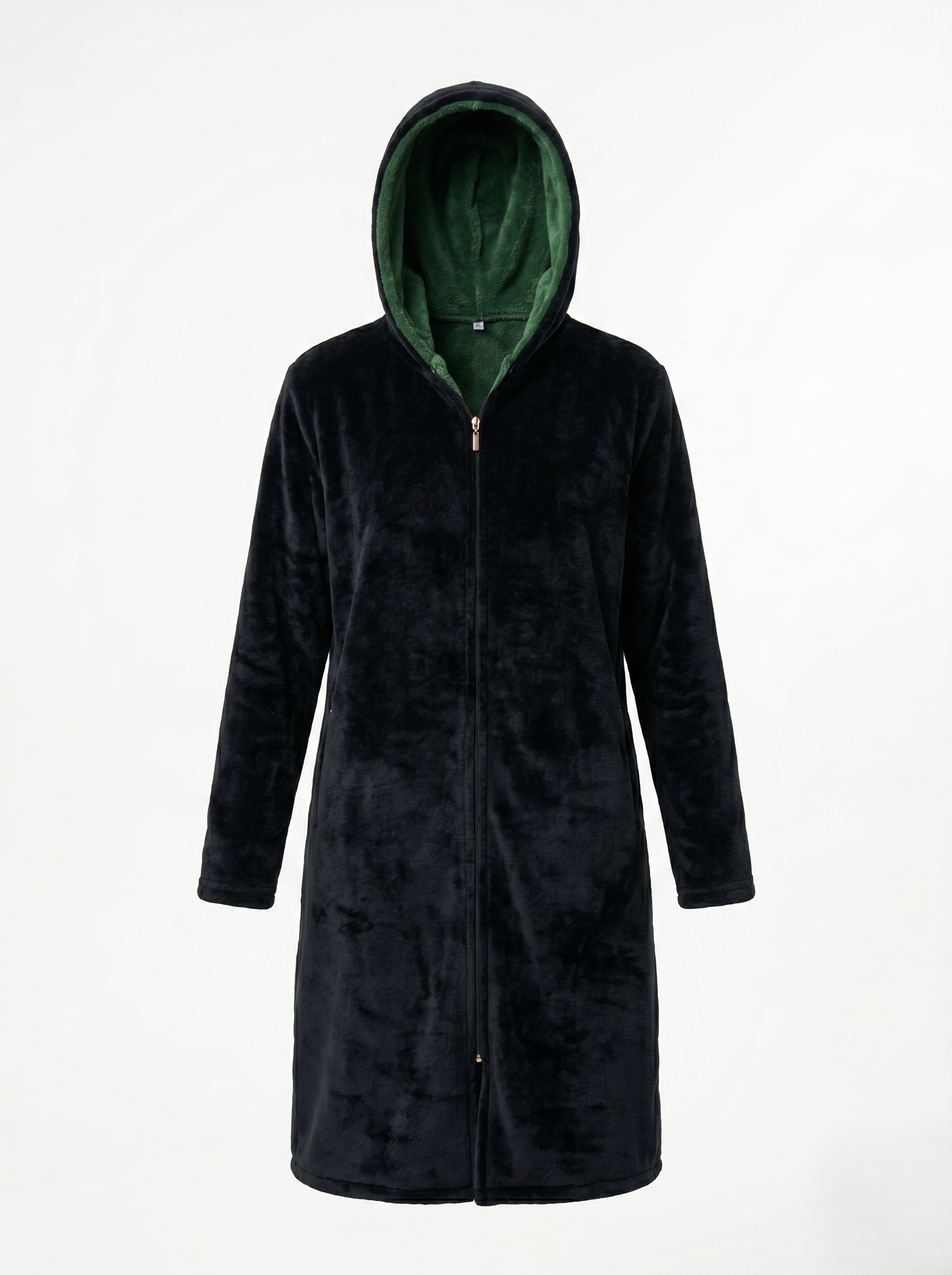 Sudadera Cobija Oversized Premium con Forro de Borreguillo Color Negro