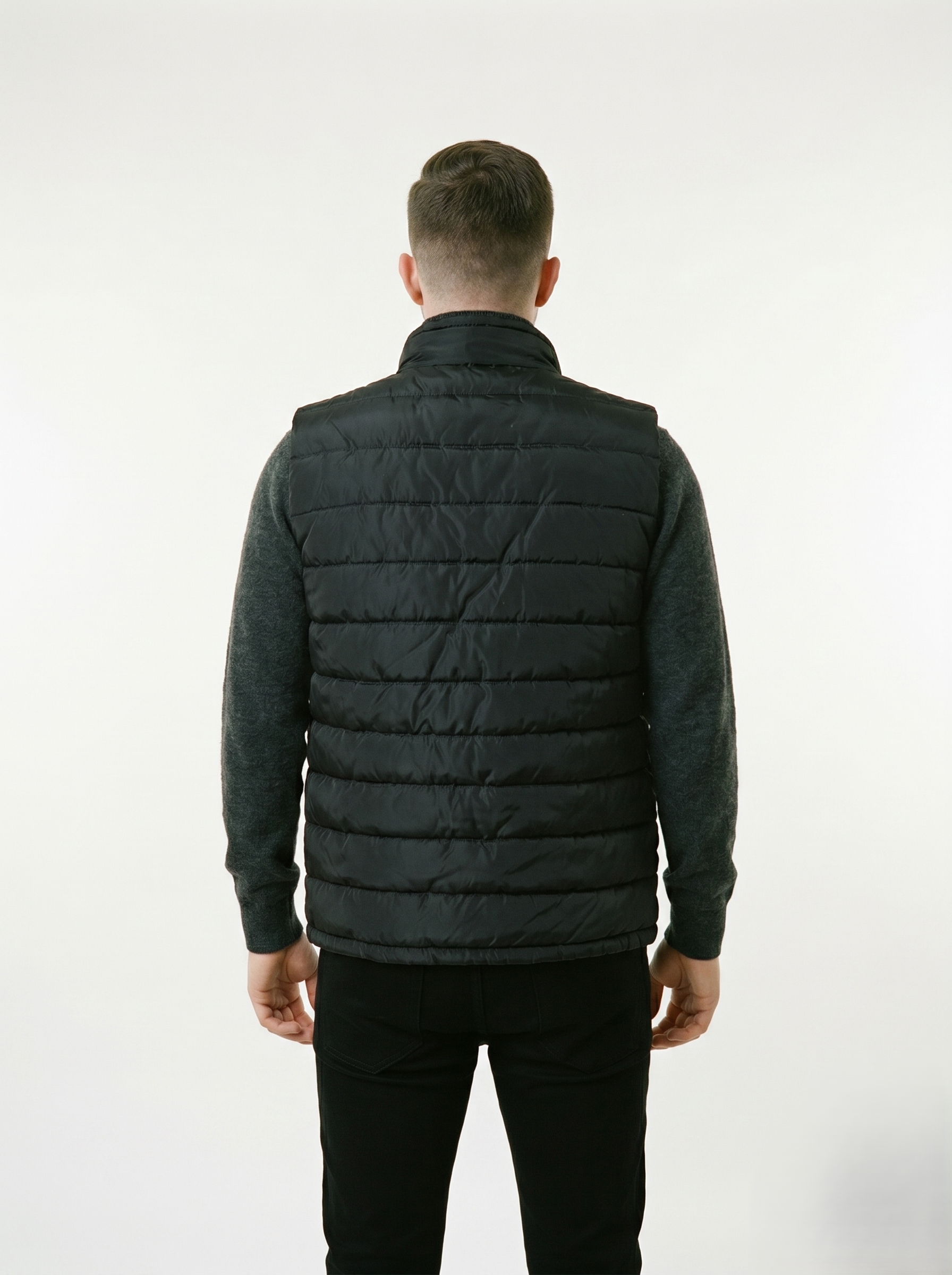 Chaleco Acolchado Multibolsillos Casual Para Hombre