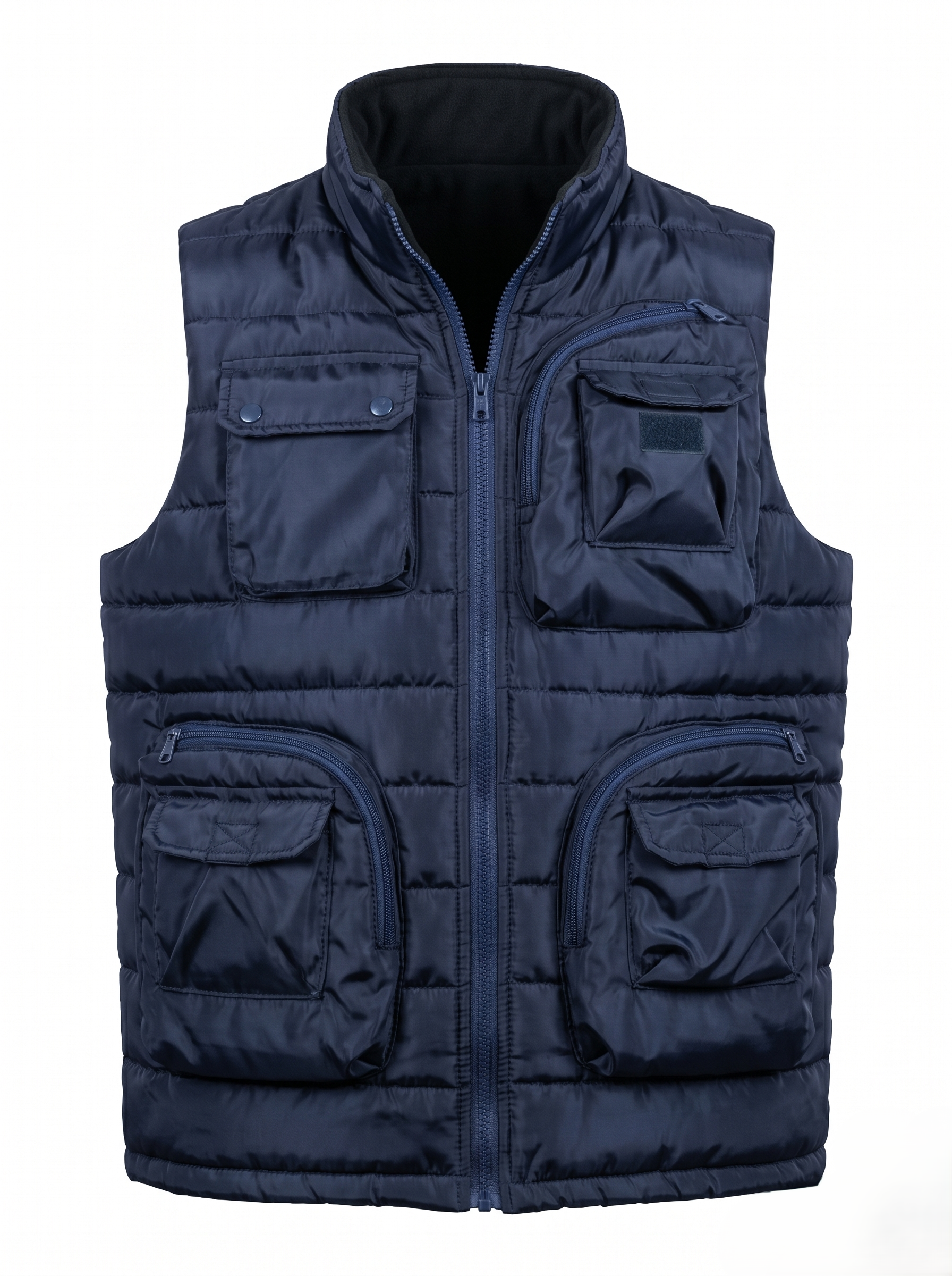 Chaleco Acolchado Multibolsillos Casual Para Hombre