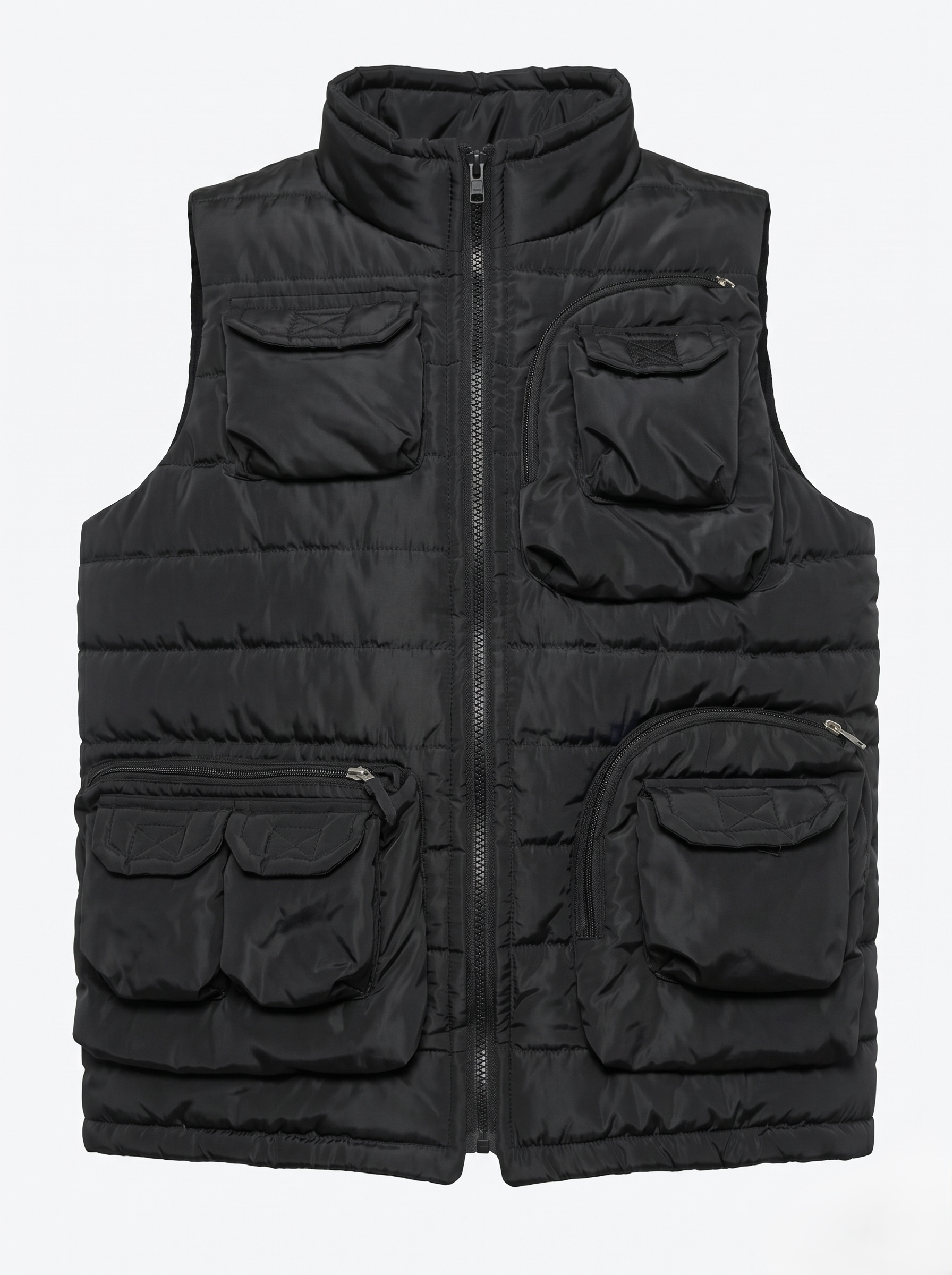 Chaleco Acolchado Multibolsillos Casual Para Hombre