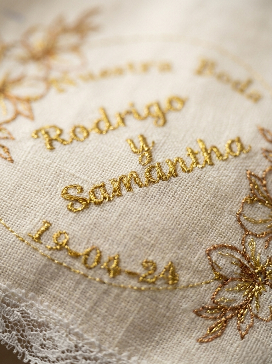 12 Servilletas Bordadas Para Boda