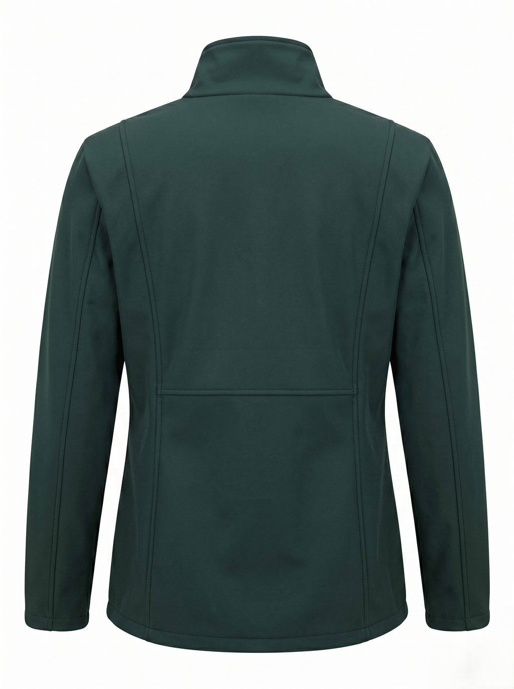 Chamarra Softshell Verde con Capucha y Corte Estilizado para Mujer