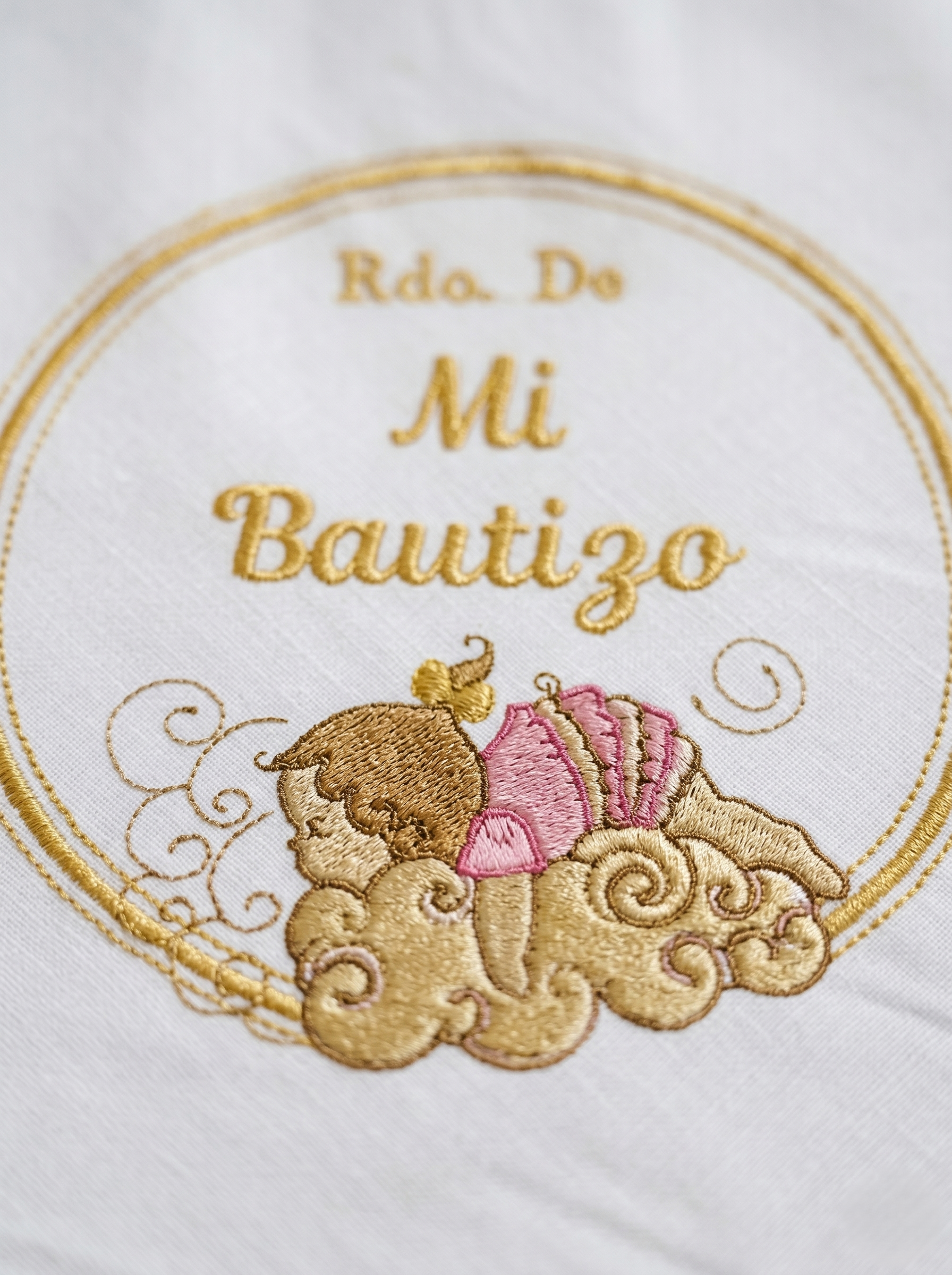 12 Servilletas Bordadas Para Bautizo