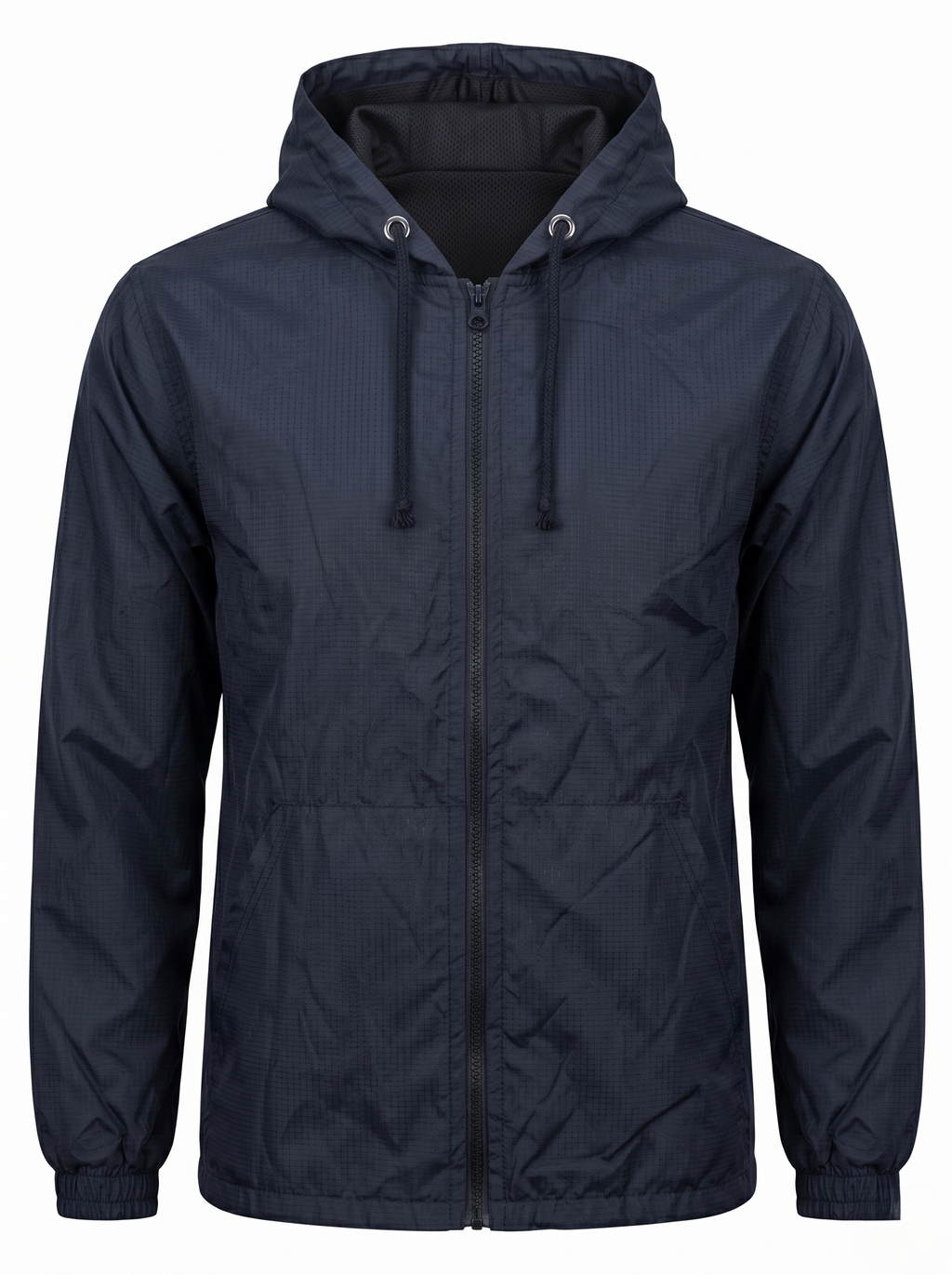 Sudadera Ligera Para Hombre Con Gorro Azul Marino