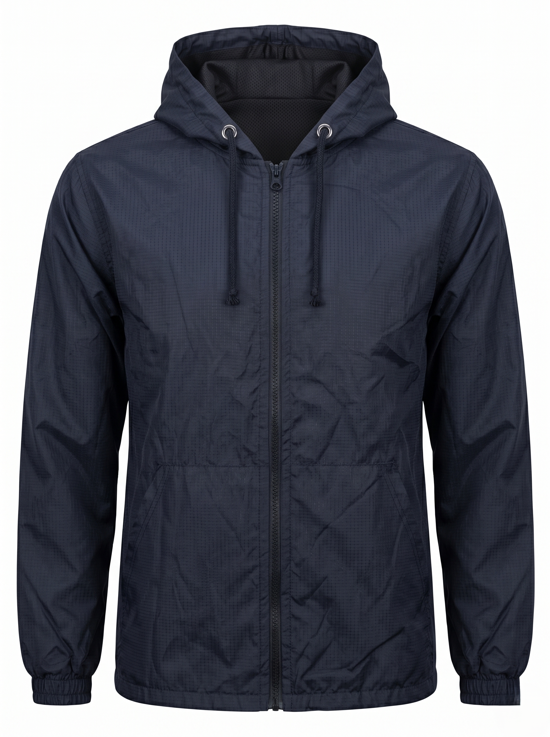 Sudadera Ligera Para Hombre Con Gorro Azul Marino