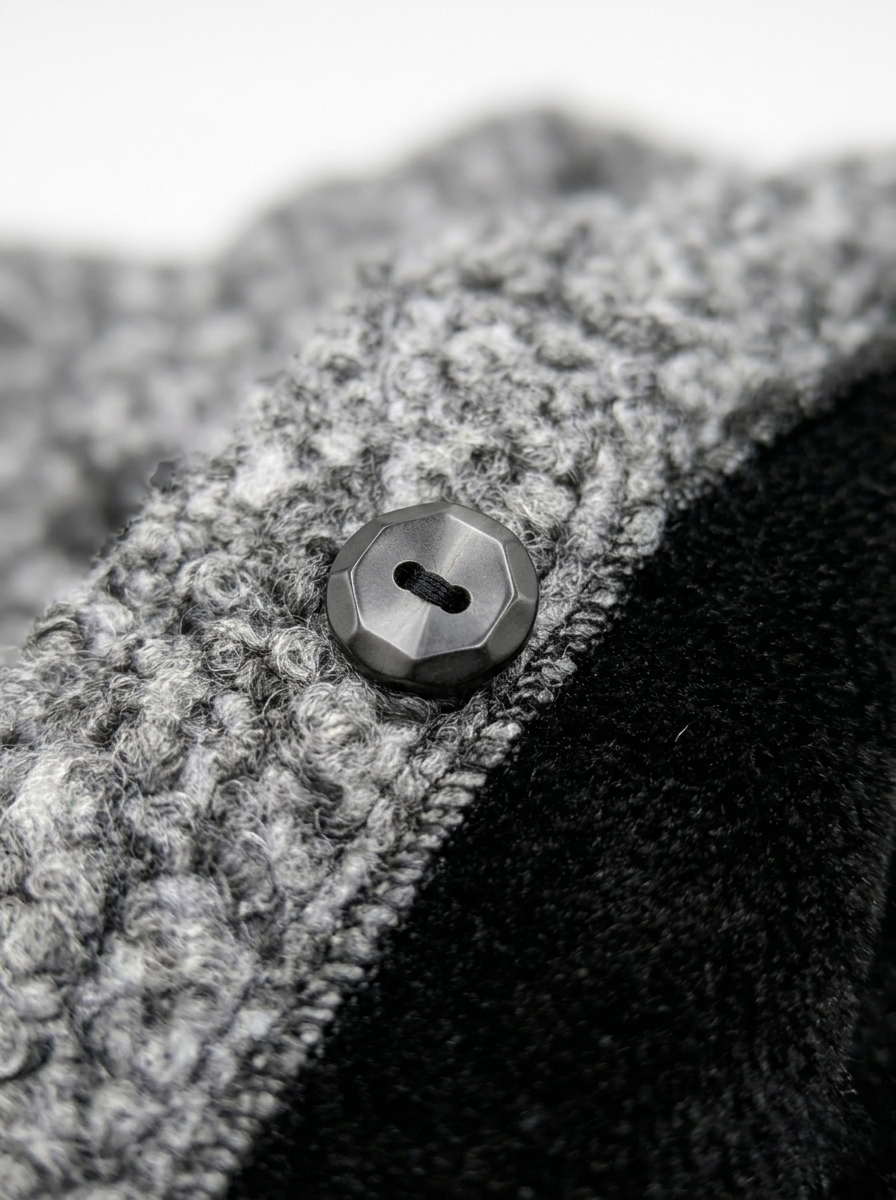 Abrigo Texturizado con Gorro para Mujer en Color Plata
