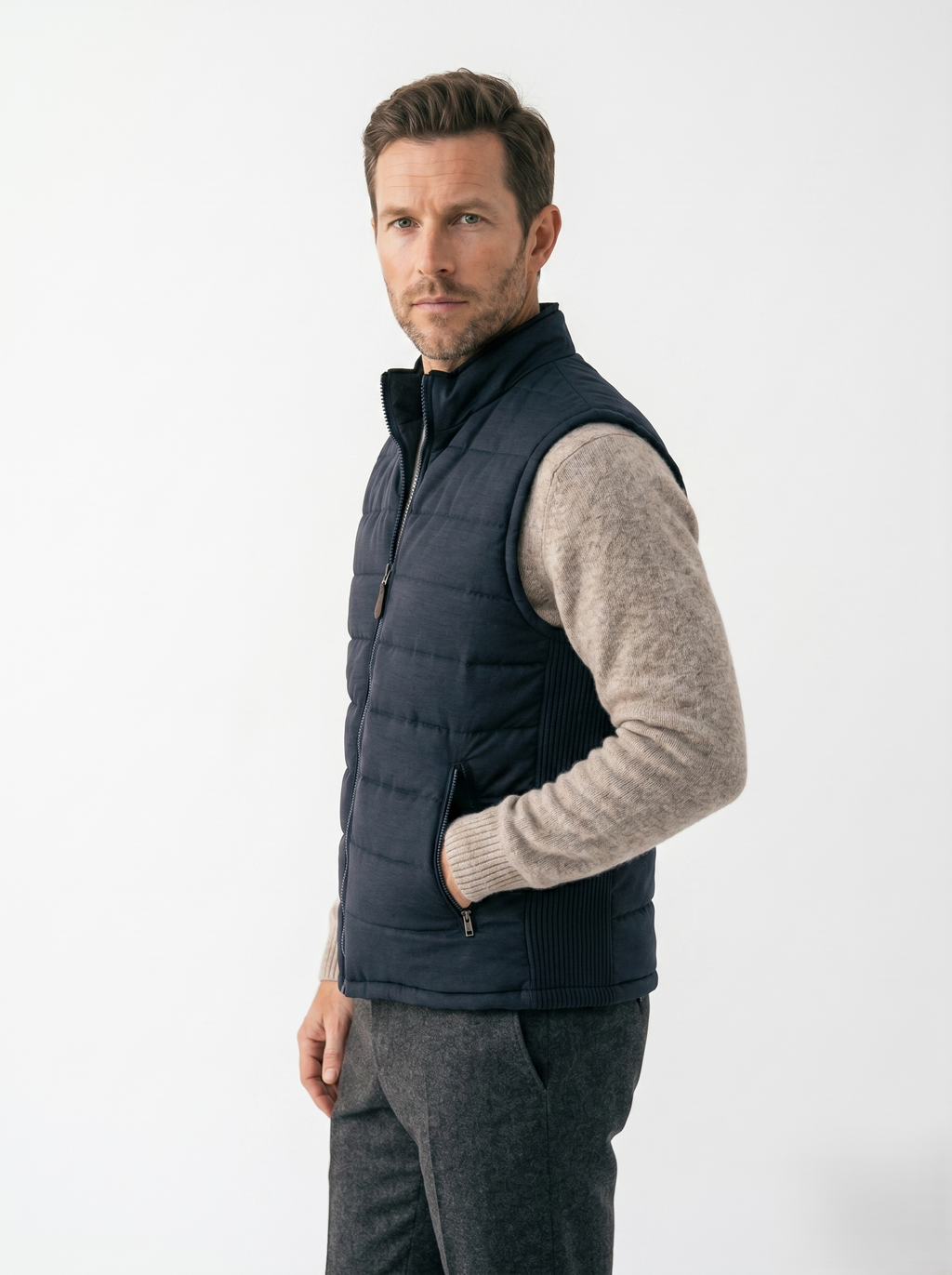 Chaleco Capitonado Para Hombre