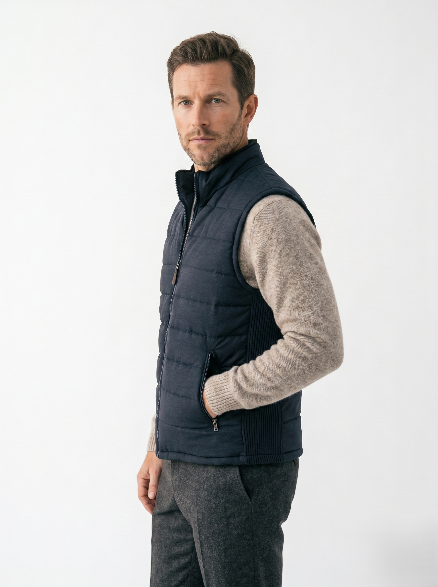 Chaleco Capitonado Para Hombre